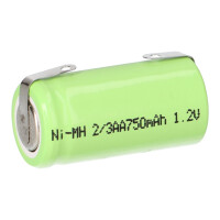 Akku Zelle 1,2V 750mAh 2/3AA mit U L&oum gallery