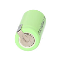 Akku-Zelle 1,2V 650mAh Ni-MH – 2/3AA, Lötfahne, Z