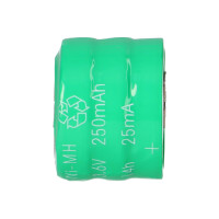 Akku-Zelle 3,6V 250mAh Ni-MH passend für V250H/L1x3 mit