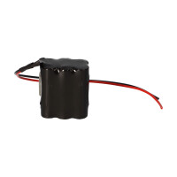 Notleuchten-Akku 7,2V 2200mAh NiMH F2x3 AA 200mm Kabel 4