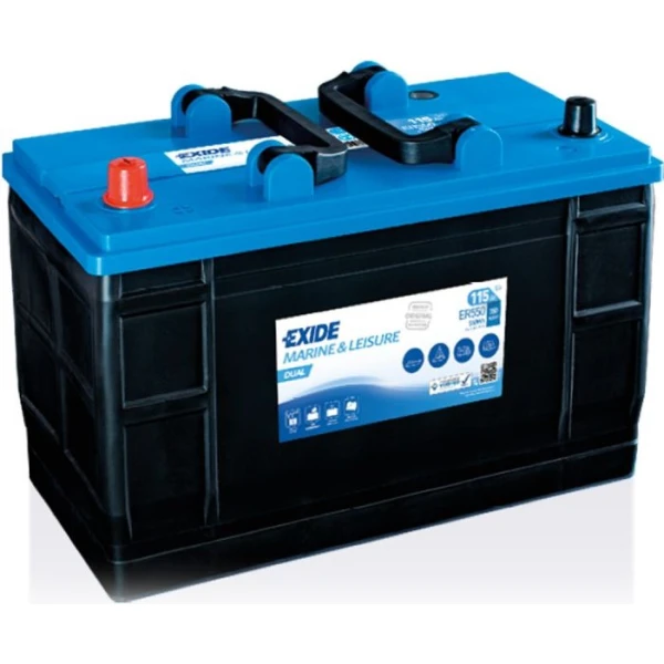 Exide ER550 12Volt 115Ah Dual AGM Versor gallery