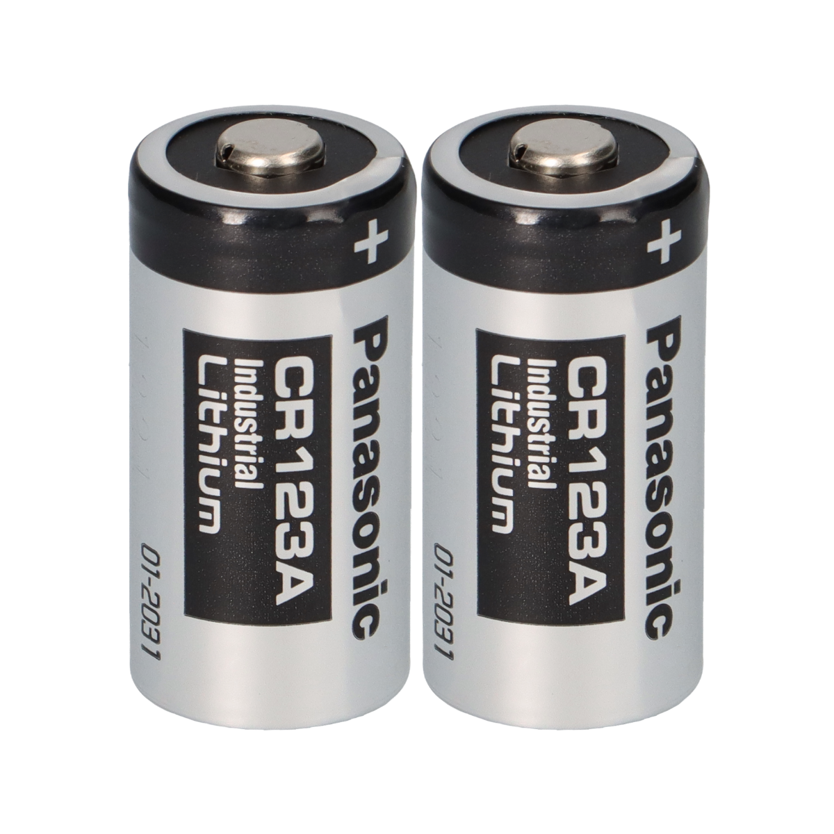 2x Panasonic 3V CR123A DL123A Batterien CR17345 Ultra Lithium Foto Bulk