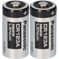 2x Panasonic 3V CR123A DL123A Batterien  gallery