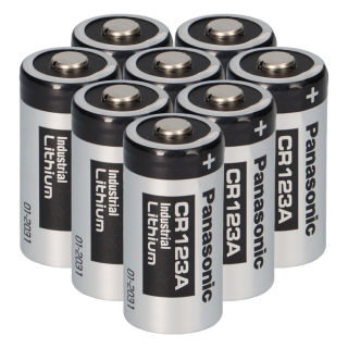 8x Panasonic 3V CR123A DL123A Batterien  CR17345 Ultra Lithium Foto Bulk