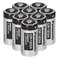 8x Panasonic 3V CR123A DL123A Batterien  CR17345 Ultra Lithi