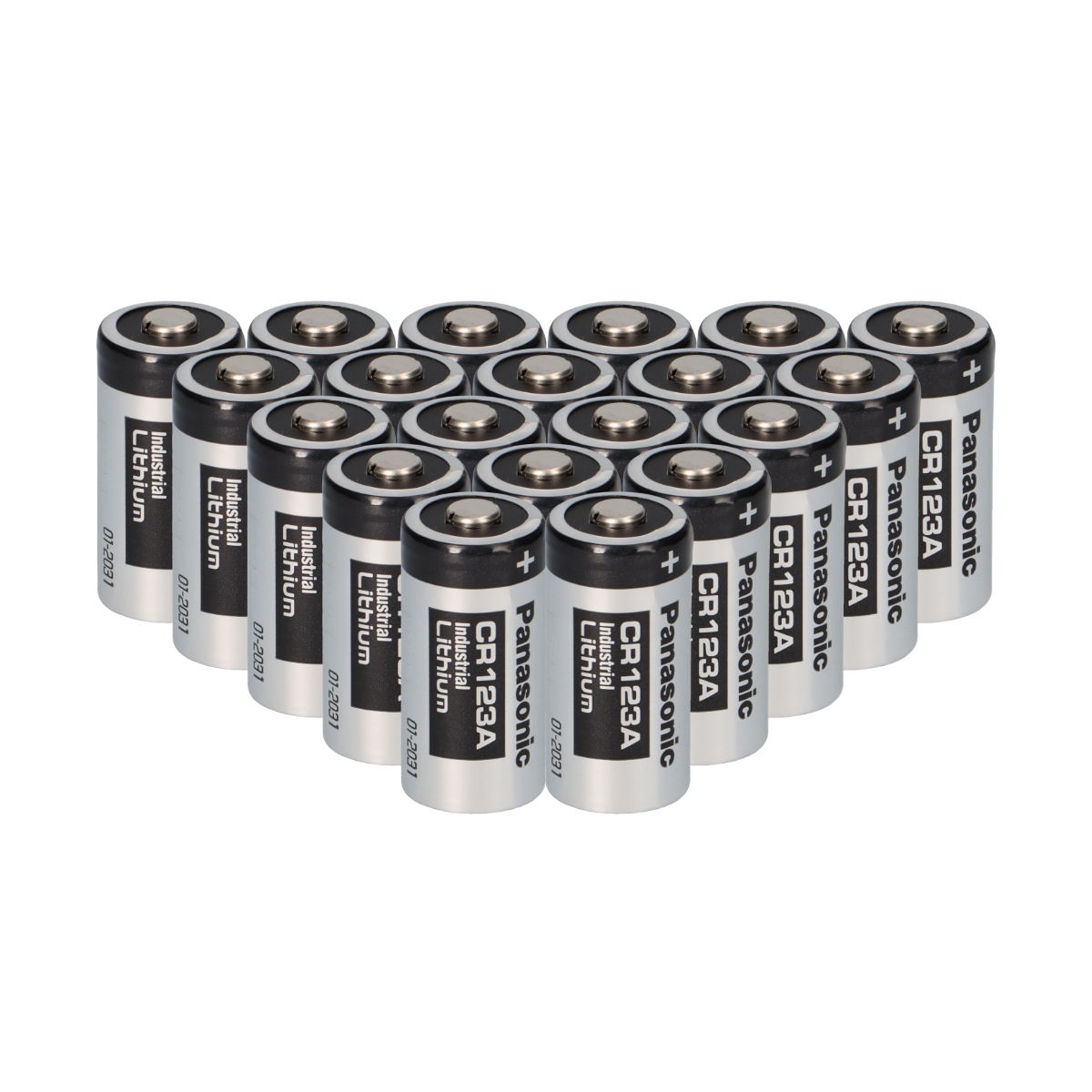 20x Panasonic 3V CR123A DL123A Batterien CR17345 Ultra Lithium Foto Bulk