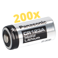 200x Panasonic 3V CR123A DL123A Batterie gallery