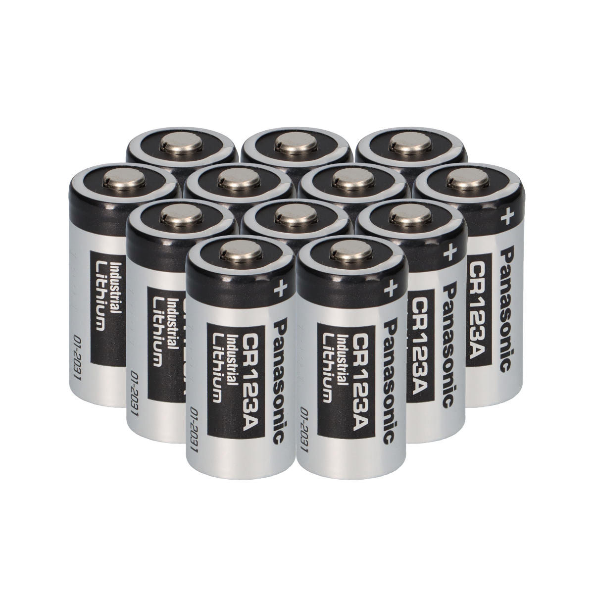 12x Panasonic 3V CR123A DL123A Batterien CR17345 Ultra Lithium Foto Bulk