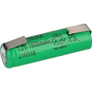 XCell Akku Mignon AA 1,2V 1600mAh X1600AAI Z Lötfahne