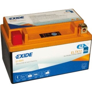 Exide ELTX12 12V 3,5Ah Lithium Motorradbatterie 210A