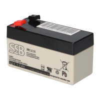 SSB Battery SB1.2-12 AGM Bleiakku 12V 1,2Ah VdS G112062 6