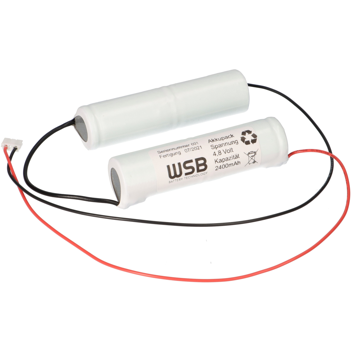 Notleuchten Akku 4,8V 2500mAh NiMH für EB-Leuchten 8W 3h NLxxx833