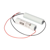 Notleuchten-Akku 4,8V 2500mAh NiMH – passend für 