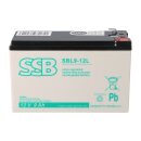 SSB Blei Akku SBL 9-12L AGM Batterie - 12V 9Ah - 6,3mm...