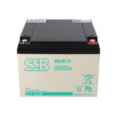 SSB Blei Akku SBL 26-12i AGM Batterie M5 Schraubanschluss - 12V 26Ah