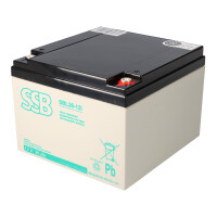 SSB Battery SBL26-12i AGM Bleiakku 12V 26Ah M5-Schraubanschl