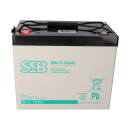 SSB Blei Akku SBL 75-12i(sh) AGM Batterie M6 Schraubanschluss - 12V 75Ah