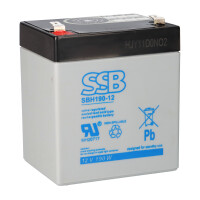 SSB Akku SBH 190-12 12Volt 190W 6,3mm Faston 1
