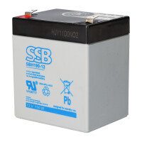 SSB Battery SBH190-12 High-Rate AGM Bleiakku 12V 5,1Ah &ndas