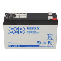 SSB Battery SBH200-12 High-Rate AGM Bleiakku 12V 4,6Ah &ndas
