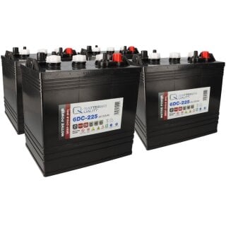 Akkus Batterien für Grove Manlift Arbeitsbühne SM3160E 4 x 6V 225Ah Q-Batteries 