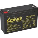 Akku für Panasonic LC-R0612P 6V 12Ah AGM Batterie