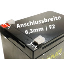 Akku für Panasonic LC-RA1212PG1 12V 12Ah AGM Batterie