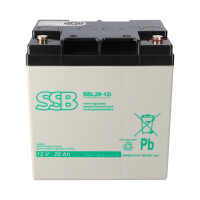 SSB Battery SBL28-12i 12V 28Ah AGM Akku – passend f&uu
