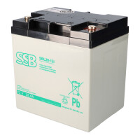 SSB Battery SBL28-12i 12V 28Ah AGM Akku – passend f&uu