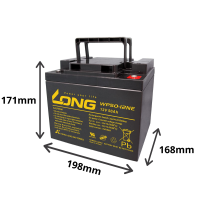 Kung Long WP50-12NE 12V 50Ah AGM Akku – Ersatz fü