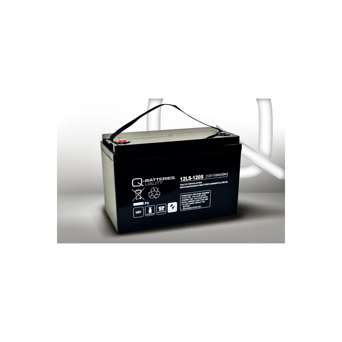 Quality-Batteries 12LS-120S 12V 118Ah AGM Akku – passend für Panasonic LC-P12120P