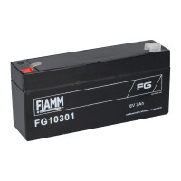 Fiamm Blei-Akku FG10301 6V 3000mAh Pb Faston 4,8mm 1