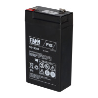 FIAMM FG10381 Standard AGM Bleiakku 6V 3,8Ah T1 / Faston 4,8