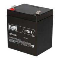 FIAMM 12FGH23 High-Rate AGM Bleiakku 12V 5Ah T2 / Faston 6,3