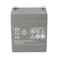 FIAMM 12FGHL22 High-Rate Longlife AGM Bleiakku 12V 5Ah T2 / 