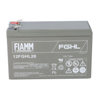 FIAMM 12FGHL28 High-Rate Longlife AGM Bleiakku 12V 7,2Ah T2 