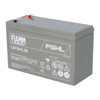 FIAMM 12FGHL28 High-Rate Longlife AGM Bleiakku 12V 7,2Ah T2 