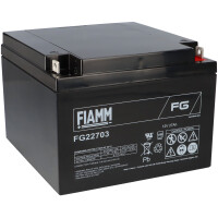 Fiamm Blei-Akku FG22703 12V 27Ah Pb M5 Schraubanschluss 1