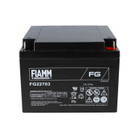 FIAMM FG22703 Standard AGM Bleiakku 12V 27Ah M5-Schraubansch