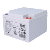 FIAMM 12FGL27 Longlife AGM Bleiakku 12V 27Ah M5-Innengewinde