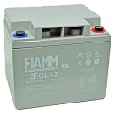 Fiamm Blei-Akku 12FGL42 12V 42Ah Pb M6 Innengewinde