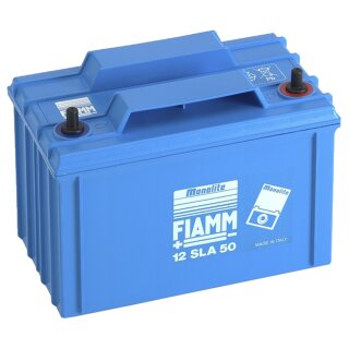 Fiamm Blei-Akku 12SLA50L MonoLite 12V 50Ah M8 Innengewinde