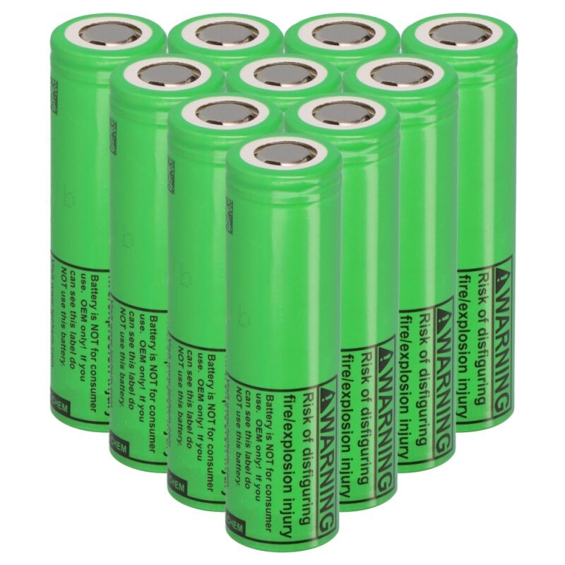 10x 18650 Akku LG INR MJ1 3,7V 3500mAh 10A kaufen, 46,95