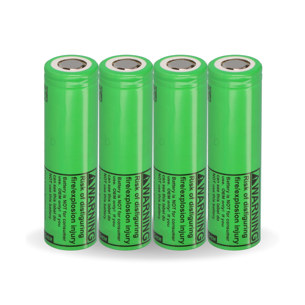4x LG INR18650-MJ1 18650 Akku 3,6V 3500mAh 10A Flat Top