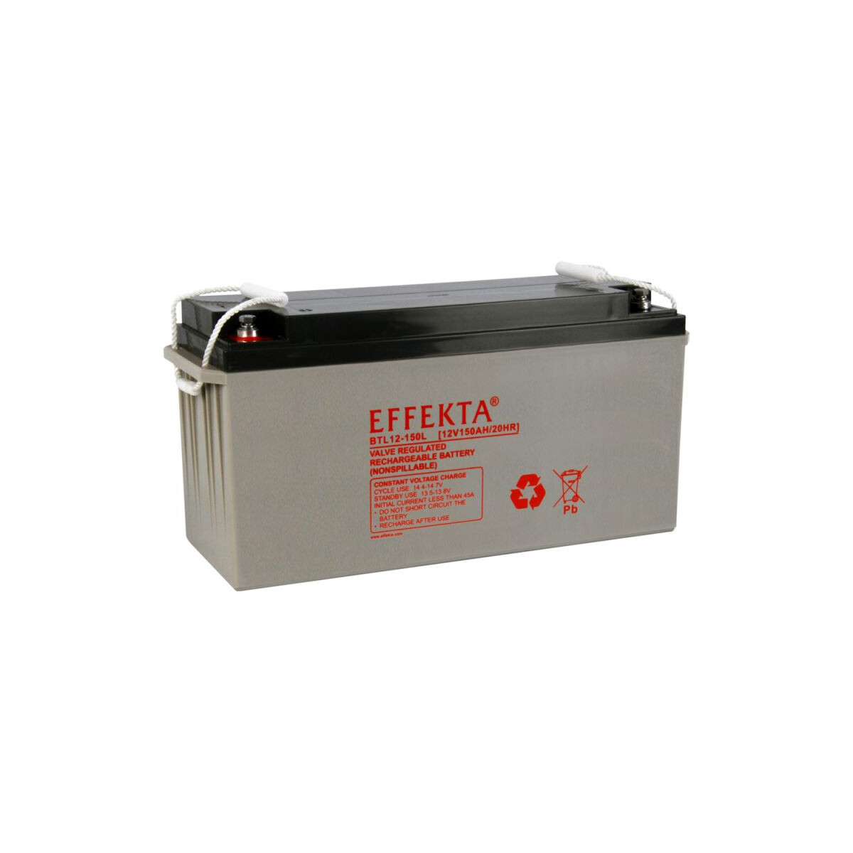 Effekta BTL 12-150L AGM Akku 12V 150Ah – passend für Groß-USV, Rechenzentrum & Industrie
