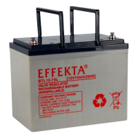 Effekta BTL 12-75LX Blei-Vlies Akku AGM VRLA 