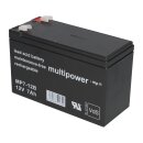 Multipower Blei-Akku MP7-12B Pb 12V 7Ah + Ladegerät