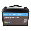 WSB LiFePO4 Akku 12V (12,8V) 100Ah inkl. Bluetooth Caravan Edition