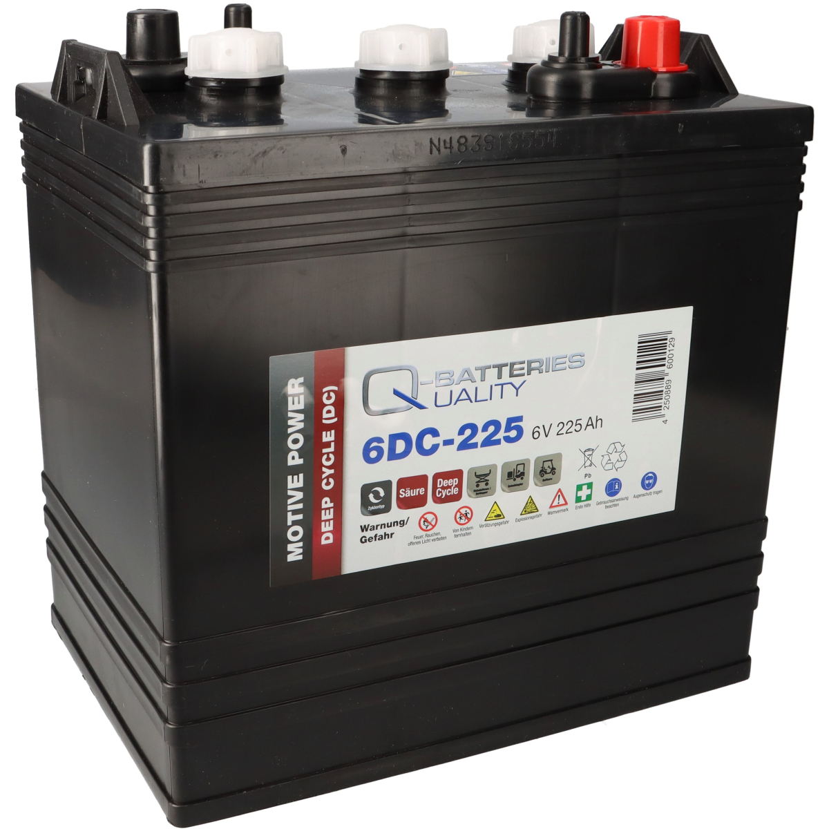 Batterie 6DC-225 6V 225Ah kompatibel zu Trojan T-105 Crown CR 220 HD