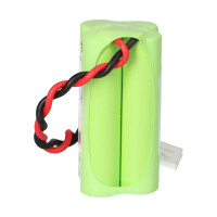 Notleuchten-Akku 4,8V 900mAh NiMH F2x2 AAA / Micro 4